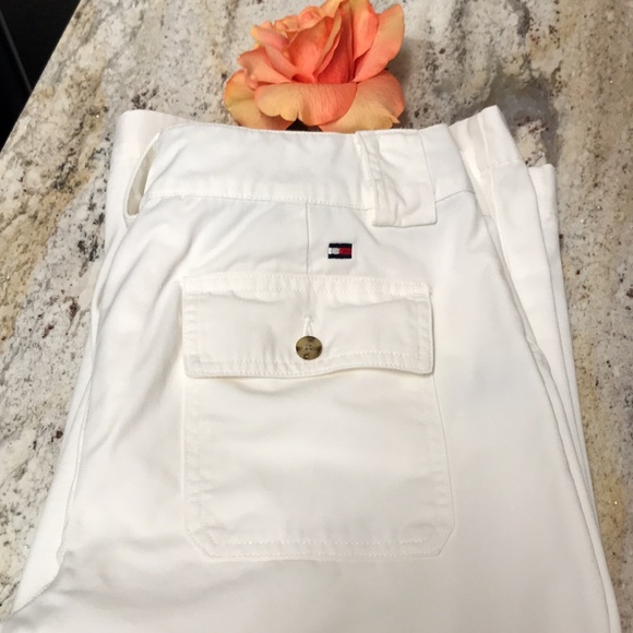 Tommy Hilfiger Pants - Vintage Tommy Hilfiger White Capris